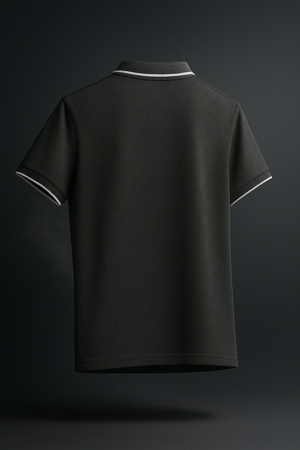 Charcoal Mélange Polo T-shirt
