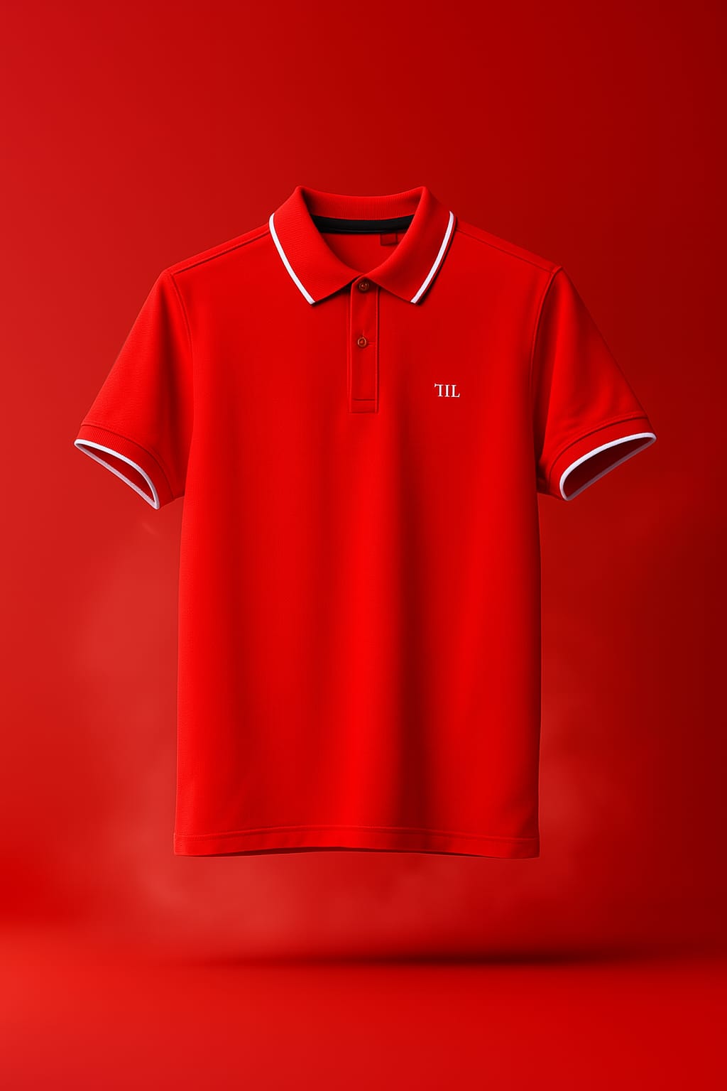 Heather Red Polo T-shirt